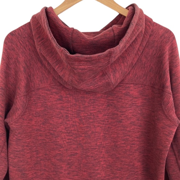 AEO Dark Red Spacedye Hoodie - Picture 5 of 12